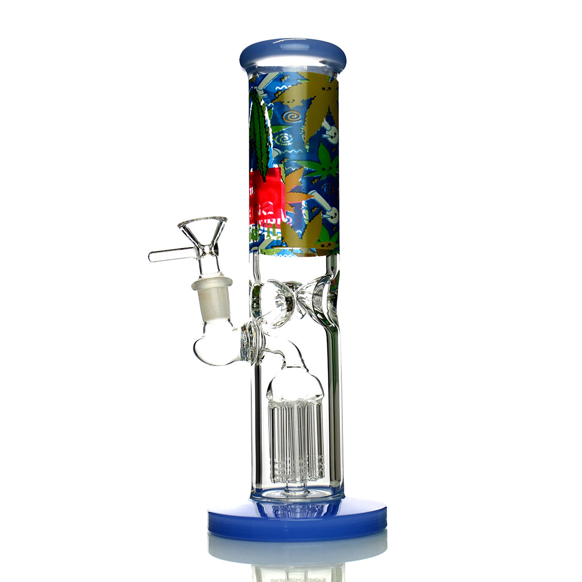 Organic Straight Shooter Water Pipe with Tree Chamber