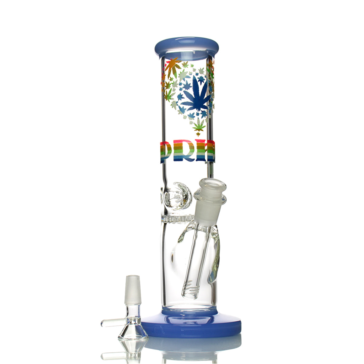 10-inch Pride Honeycomb Water Pipe with 14mm Bowl