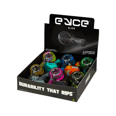 Eyce ProTeck Alien Glass Spoon Pipe