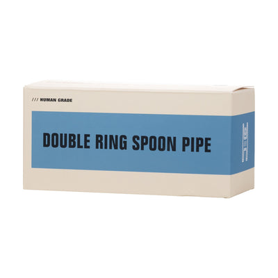 Premium Borosilicate Double Ring Spoon Pipe