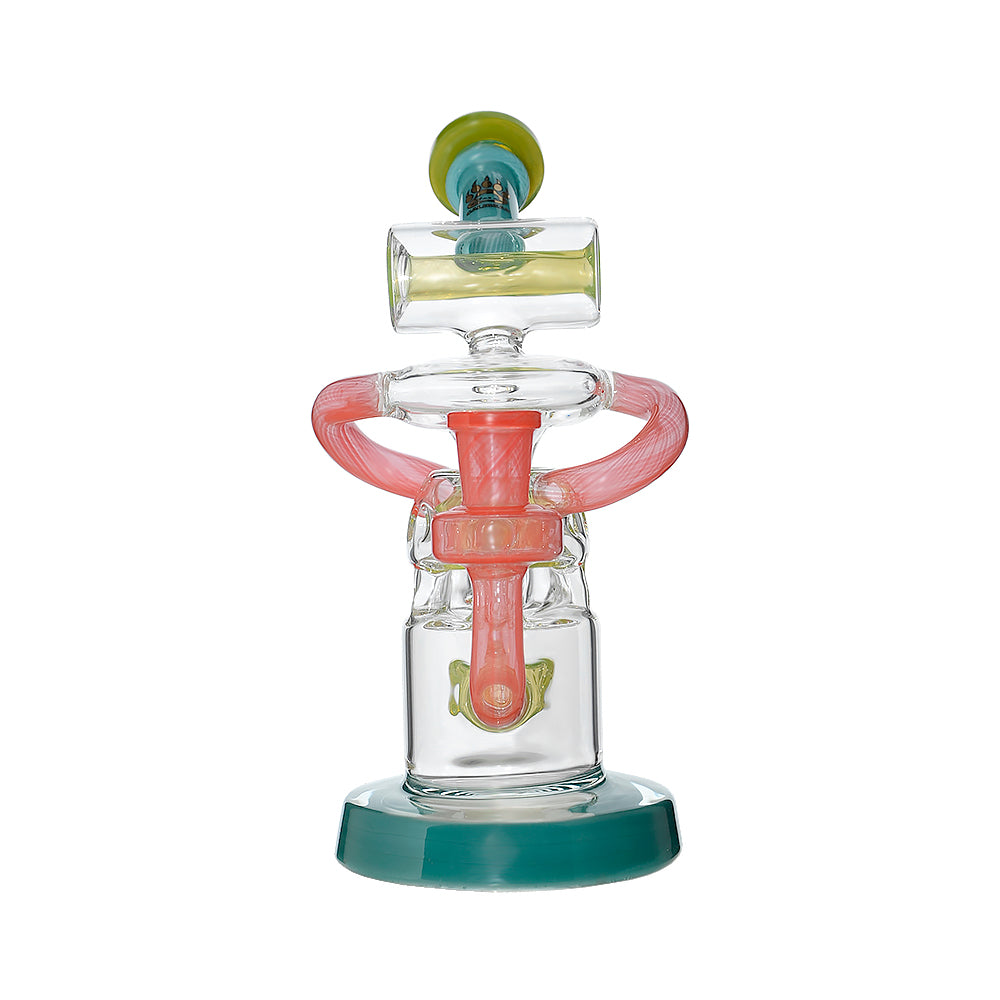 Calibear Gusher Recycler Dual Percolator Dab Rig