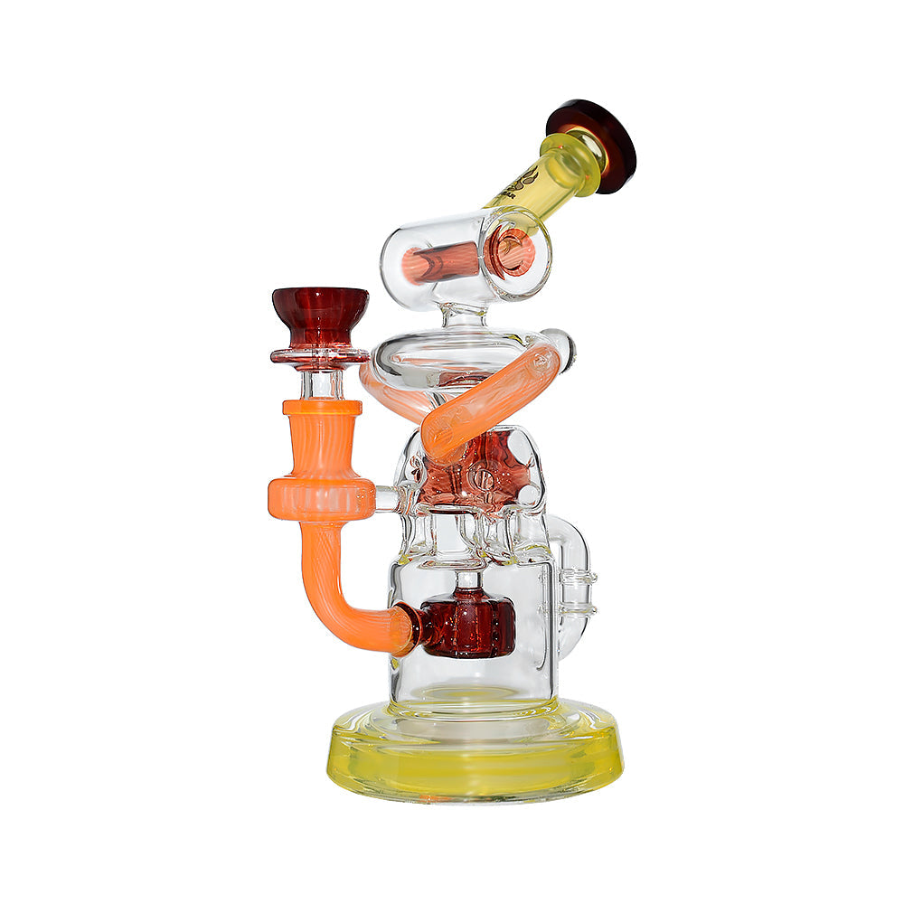 Calibear Gusher Recycler Dual Percolator Dab Rig