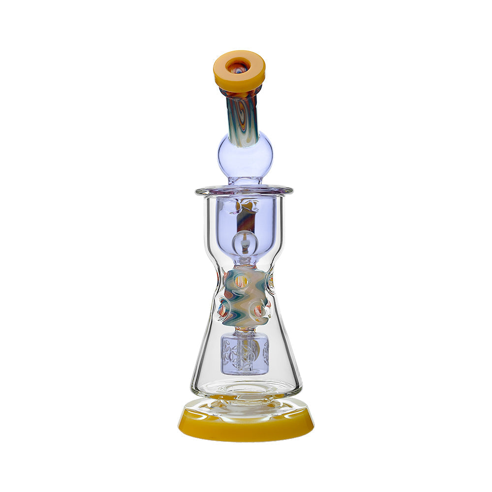 Calibear WigWag Seed Of Life Percolator Incycler Dab Rig