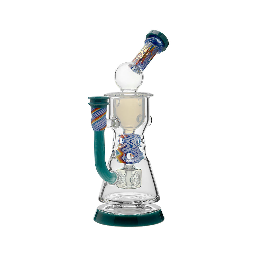 Calibear WigWag Seed Of Life Percolator Incycler Dab Rig