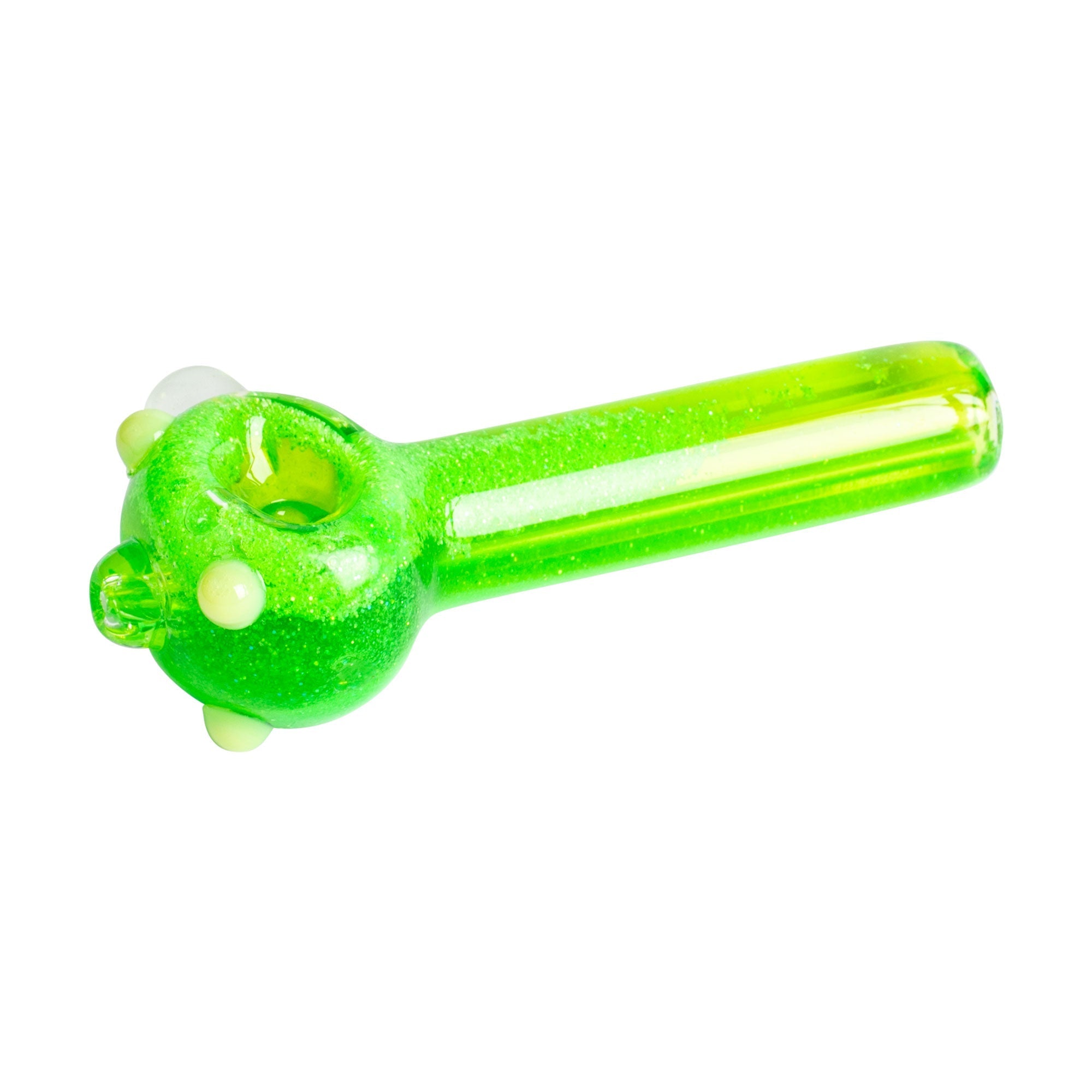 4.5" Glitter-Filled Borosilicate Hand Pipe