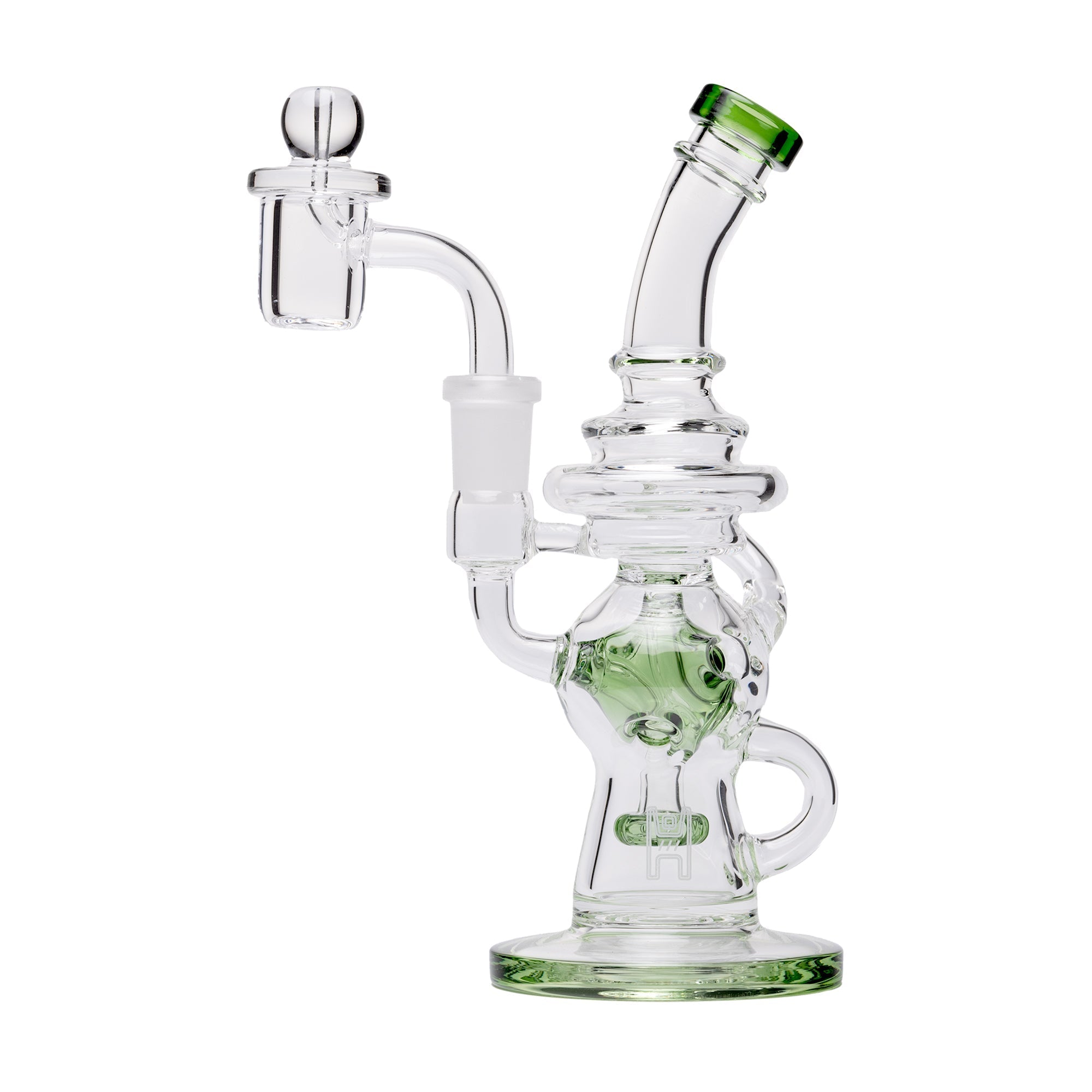 7-inch Swiss Recycler Rig with Quartz Bucket