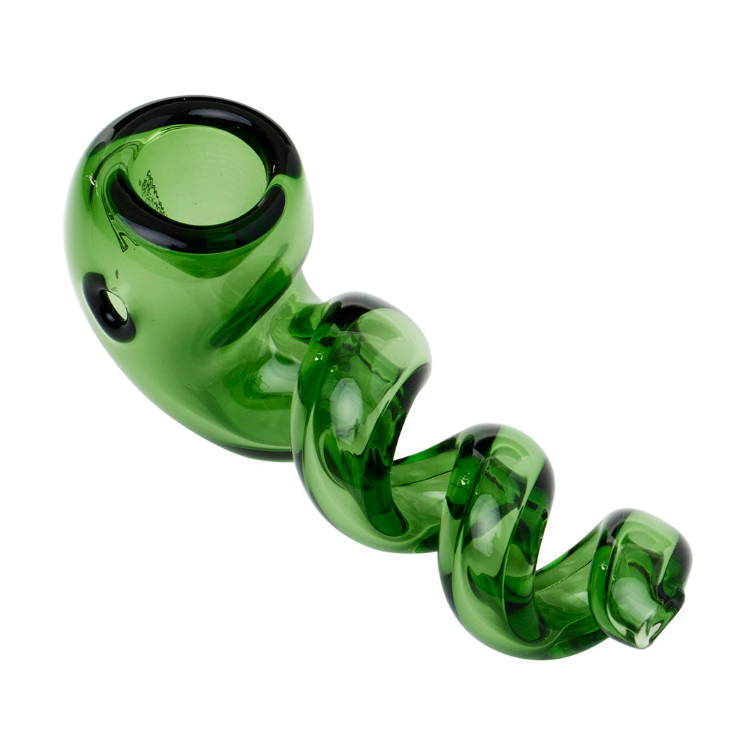 Elegant Spiral Borosilicate Hand Pipe