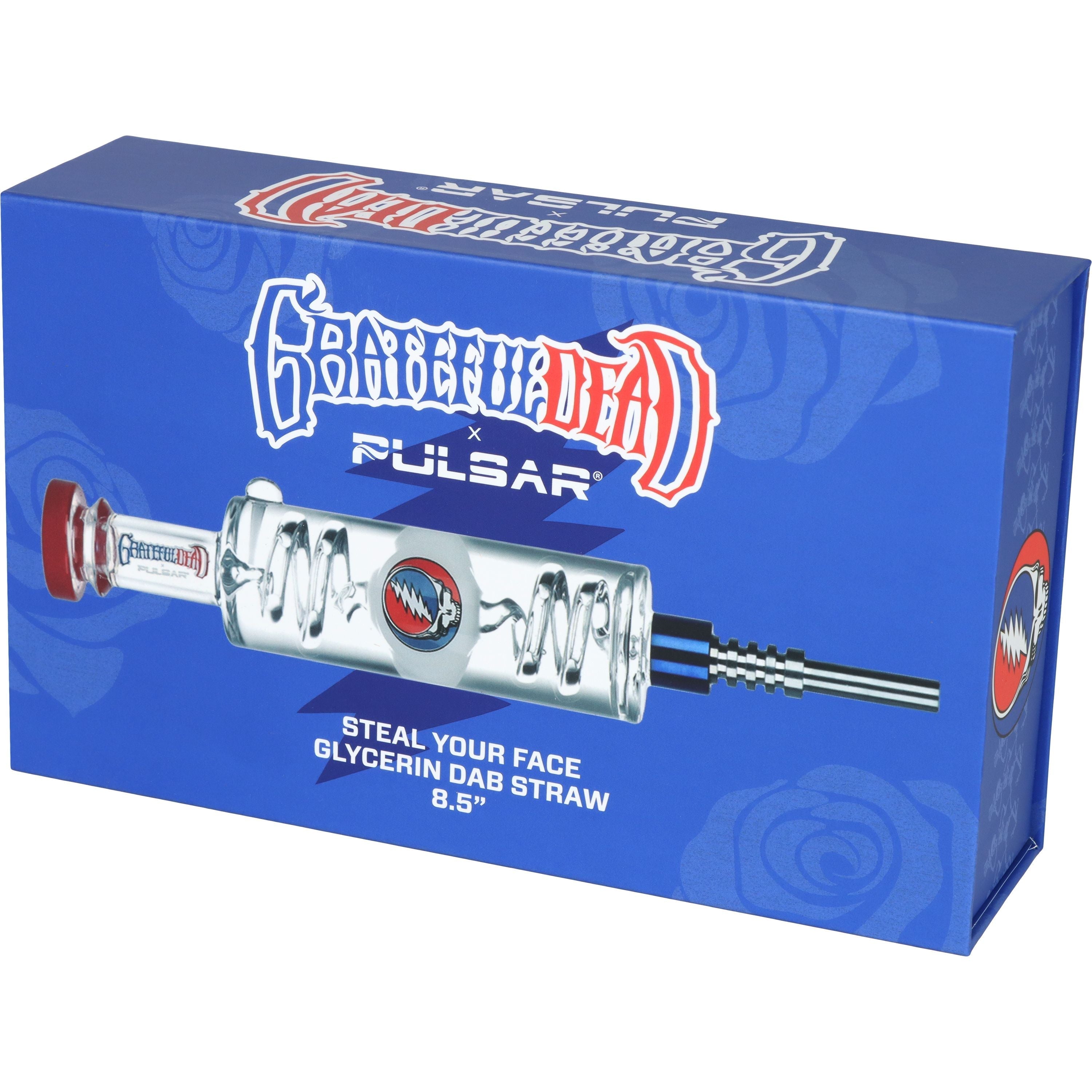 Grateful Dead Steal Your Face Chilled Dab Straw