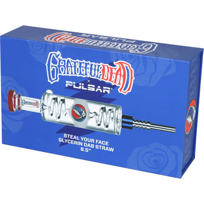 Grateful Dead Steal Your Face Chilled Dab Straw