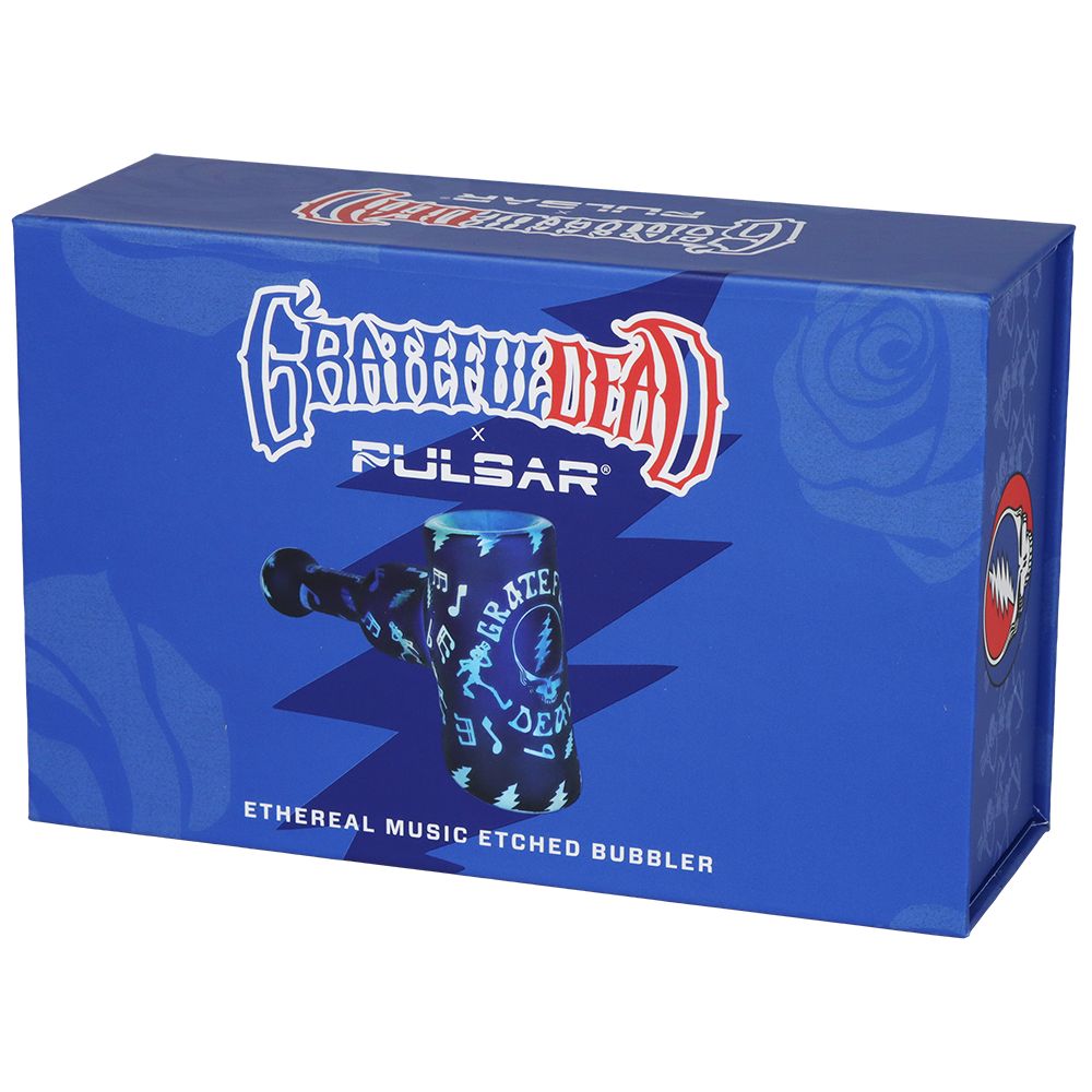 Grateful Dead Ethereal Glass Bubbler Pipe