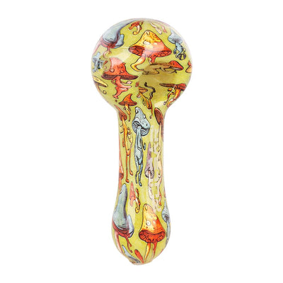 Artistic Borosilicate Glass Spoon Pipe 4.75 Inch