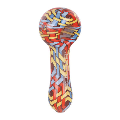 Artistic Borosilicate Glass Spoon Pipe 4.75 Inch