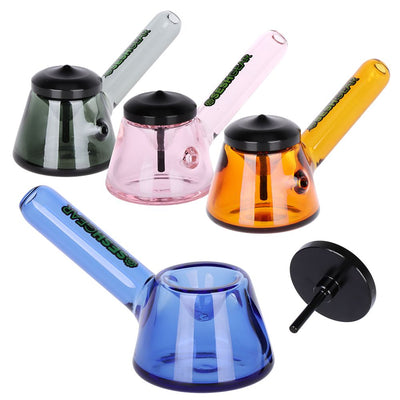 Borosilicate Glass Hand Pipe with Tamp-n-Poke