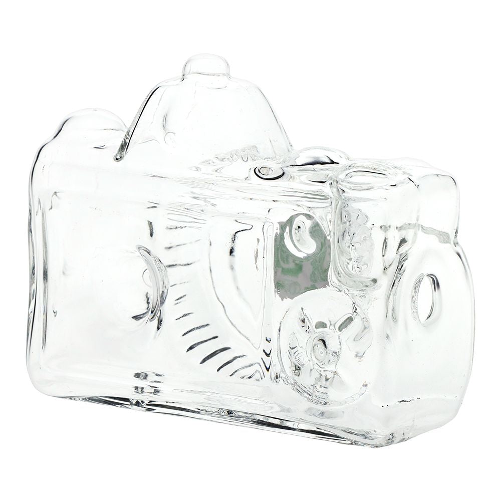 Vintage Camera Borosilicate Glass Hand Pipe