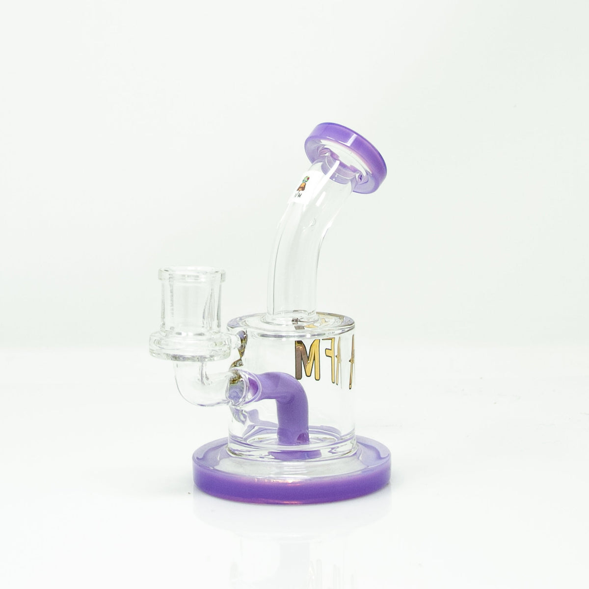 6.5" AFM Killer Colored Glass Mini Dab Rig