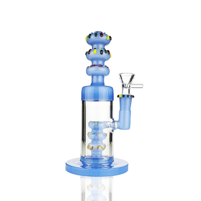 Premium 9-Inch Glass Water Pipe with 14mm Bowl