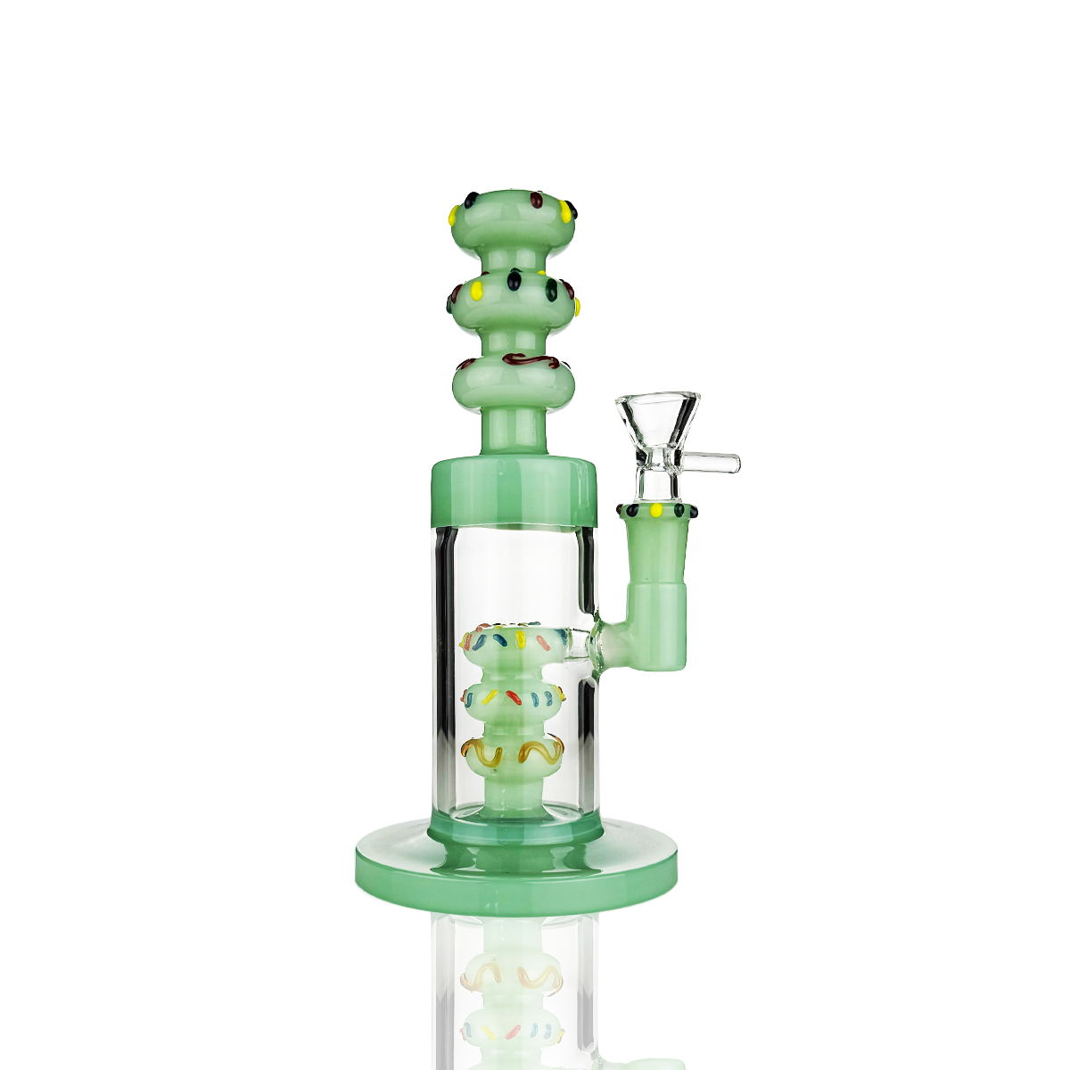 Premium 9-Inch Glass Water Pipe with 14mm Bowl
