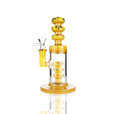 Premium 9-Inch Glass Water Pipe with 14mm Bowl