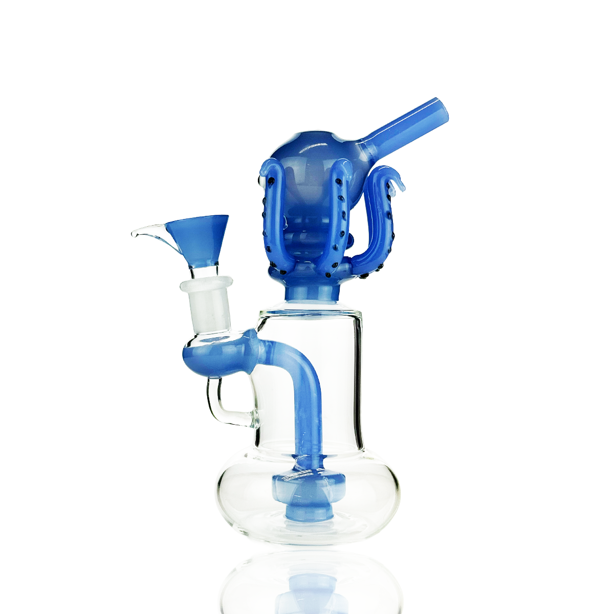 Octopus Percolator Water Pipe Rig - 8 Inch