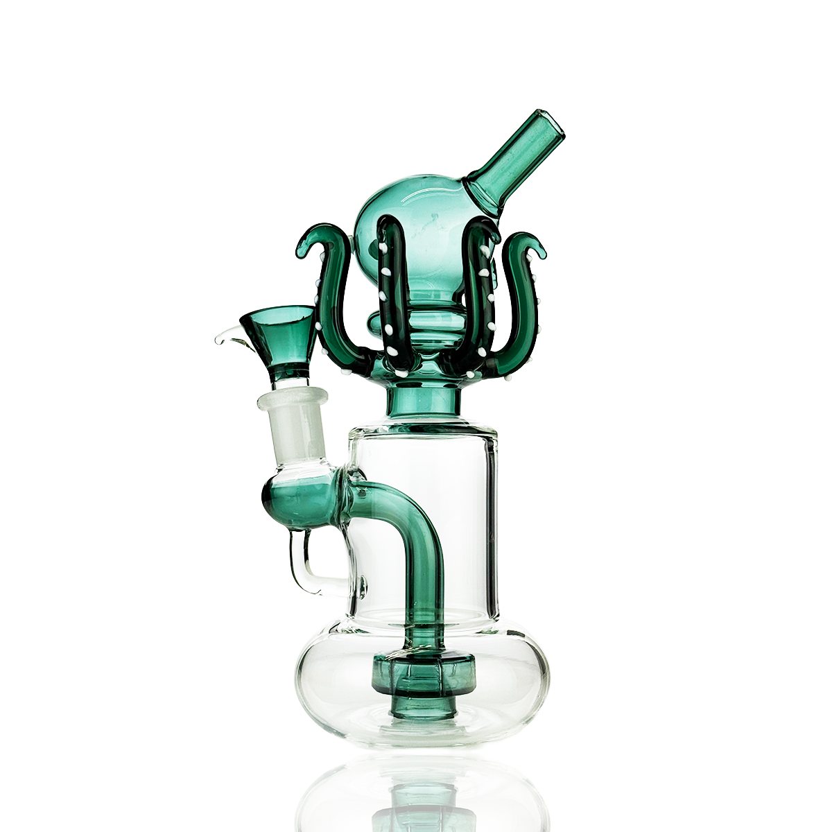 Octopus Percolator Water Pipe Rig - 8 Inch