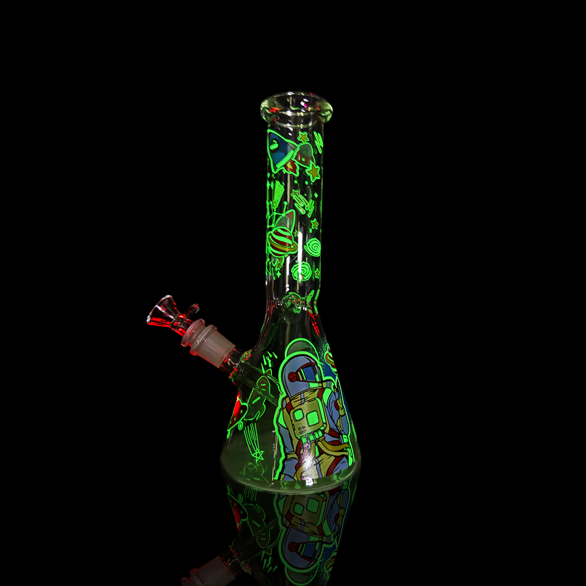 Distinctive 10-Inch Decal Water Pipe