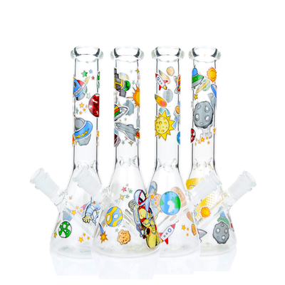 Distinctive 10-Inch Decal Water Pipe