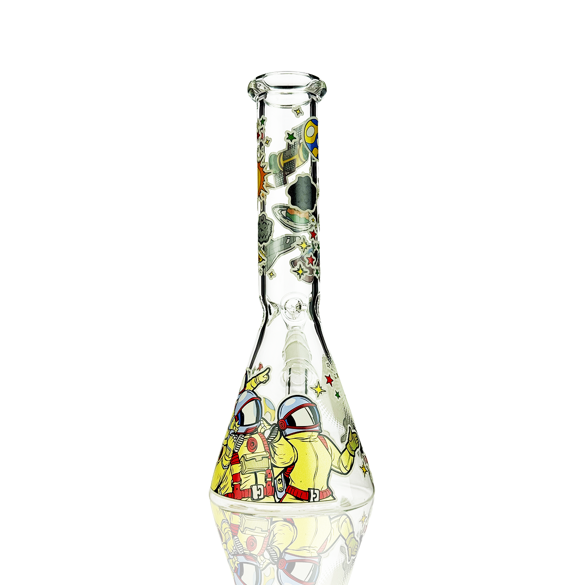 Distinctive 10-Inch Decal Water Pipe