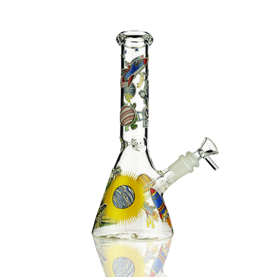 Distinctive 10-Inch Decal Water Pipe