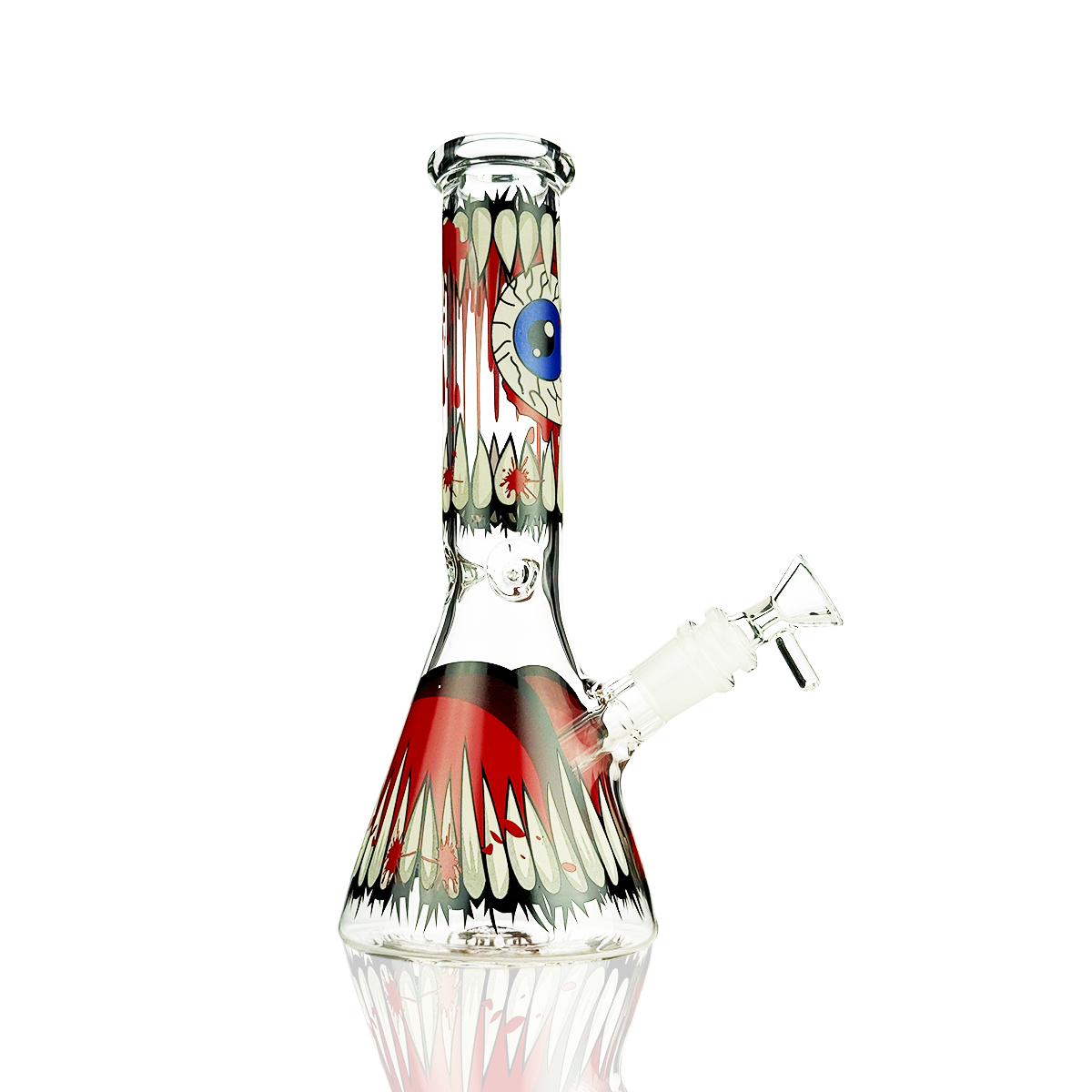 Spectral Decal Beaker Water Pipe - 10 Inch