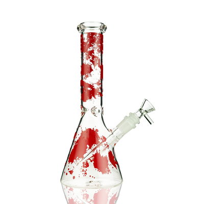 Spectral Decal Beaker Water Pipe - 10 Inch