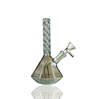 Premium Electro-Plated 6-Inch Diamond Base Water Pipe