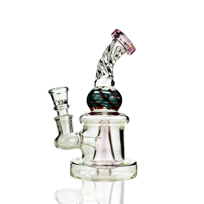 Compact Twisted Water Pipe with 14mm Bowl