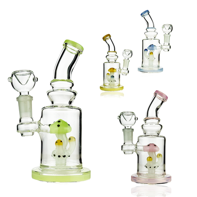 Unique Mushroom Water Pipe with 14mm Bowl