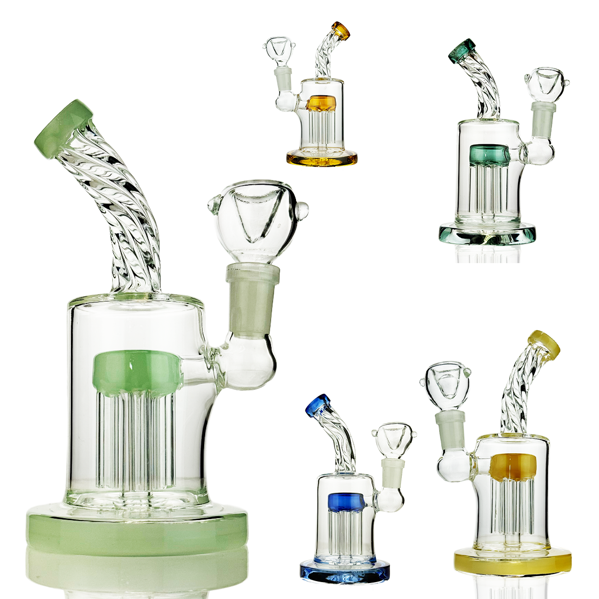 6-Inch Tree Shower Perc Water Pipe