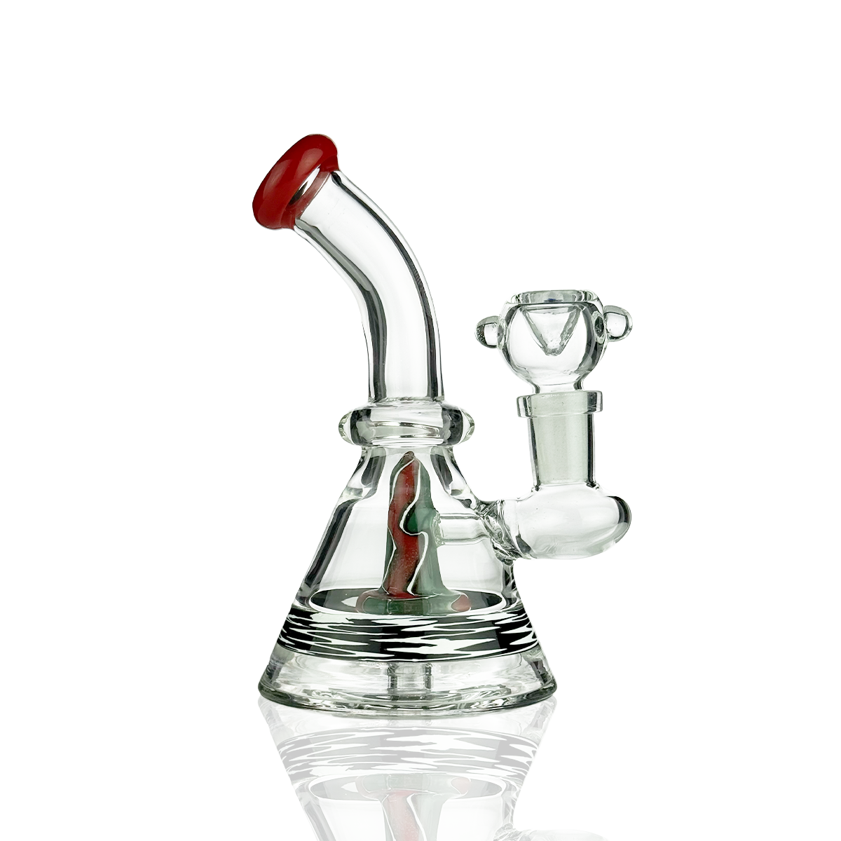 6-Inch Conical Water Pipe with Color Rod