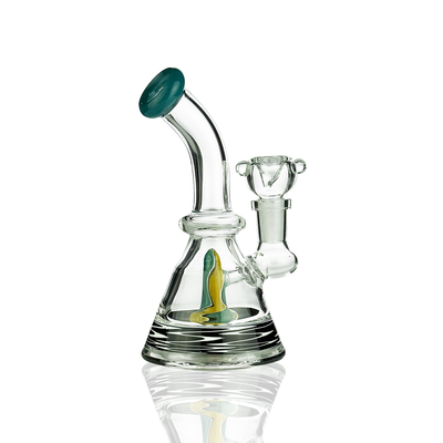 6-Inch Conical Water Pipe with Color Rod