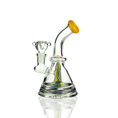6-Inch Conical Water Pipe with Color Rod