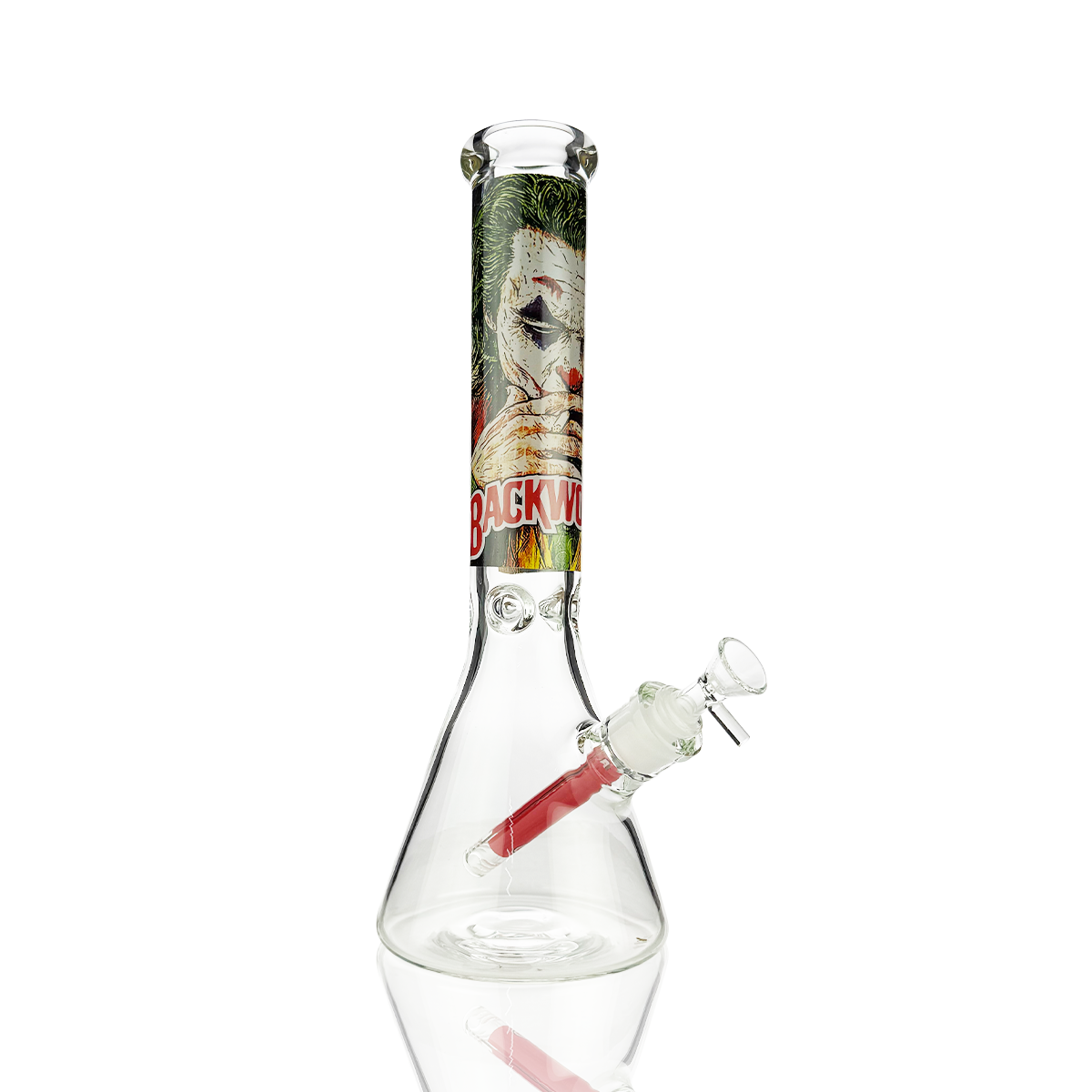 Joker-Inspired 14-Inch Beaker Water Pipe
