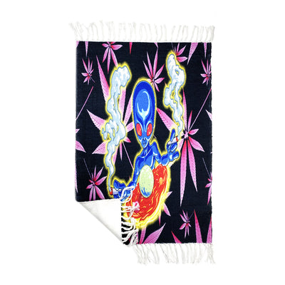Cosmic Alien Art Handloom Doormat