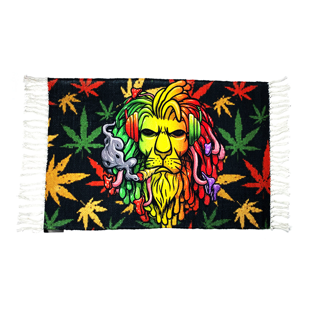 Lion Smoking Art Handloom Doormat 2x3ft