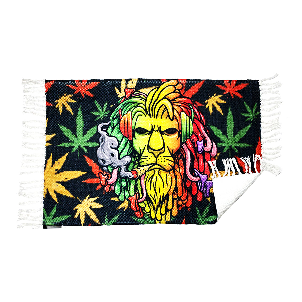 Lion Smoking Art Handloom Doormat 2x3ft