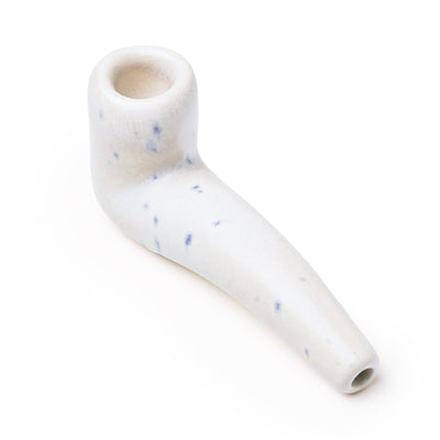 Artisan Mini Ceramic Sherlock Pipe by Stoned Potter