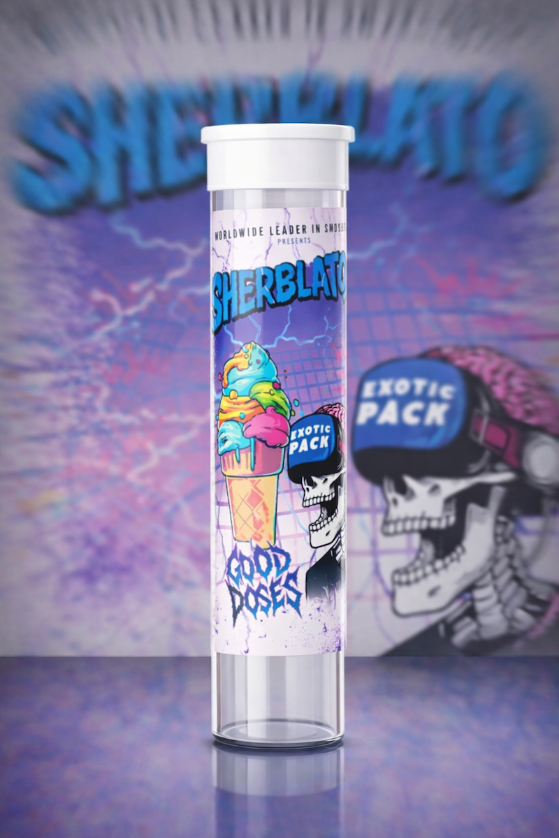 Secure Art-Printed Product Tubes - Design M