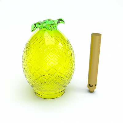 Tropical Pineapple Glass Globe for Kompact Stündenglass