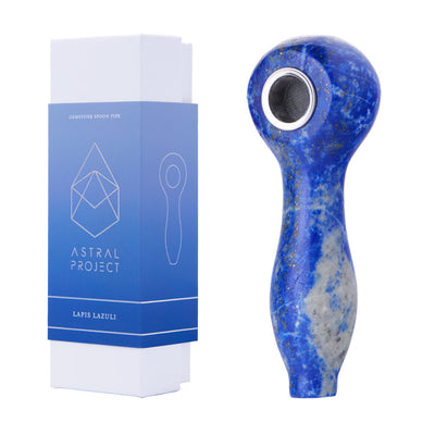 Natural Gemstone Spoon Pipes for Herbal Use