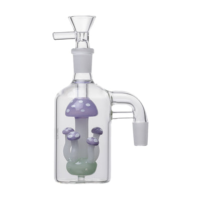 Shroom Glass Perc Ash Catcher with Bowl