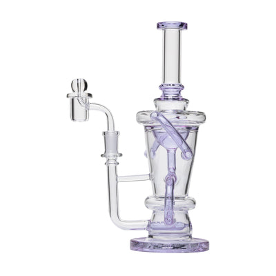 10.25" Straight Recycler Dab Rig with Quartz Set