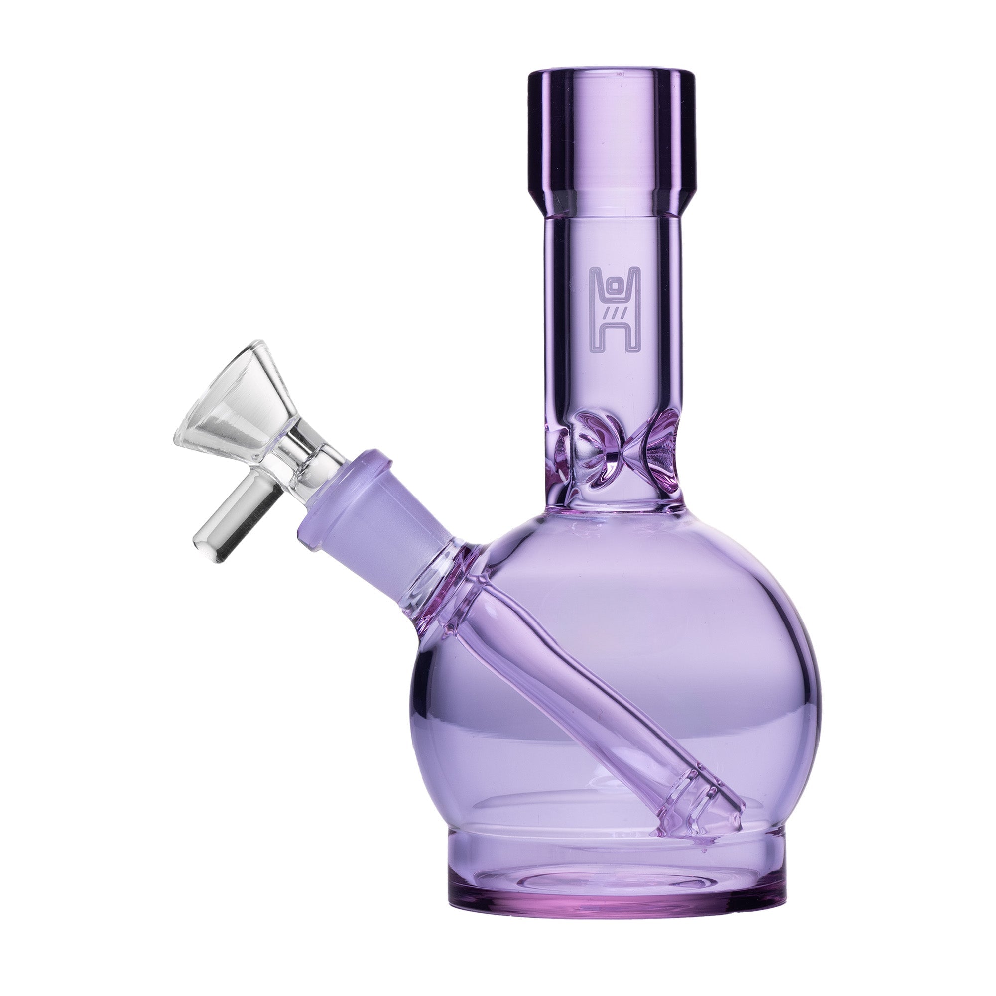 Compact 6-Inch Borosilicate Ball Water Pipe
