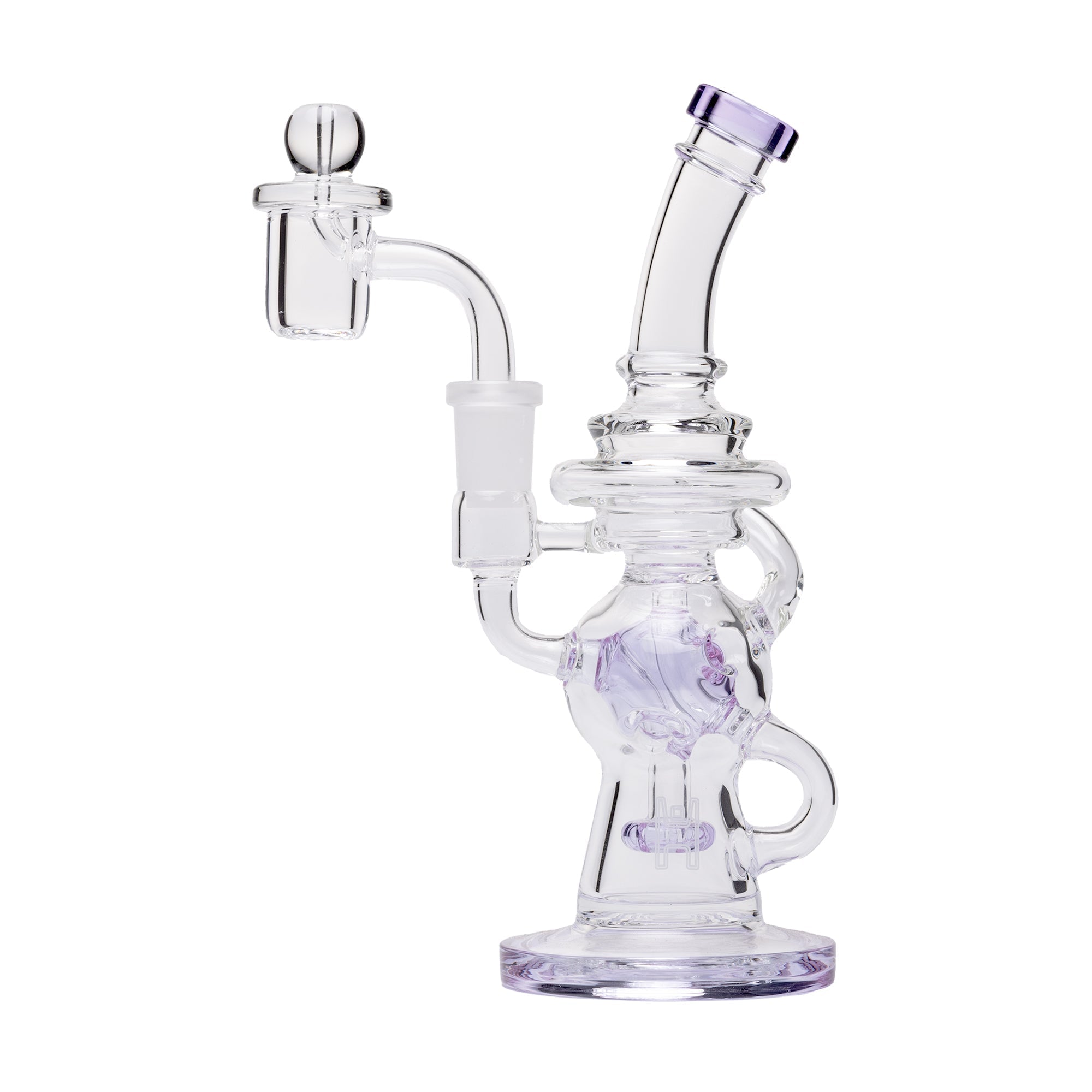 7-inch Swiss Recycler Rig with Quartz Bucket
