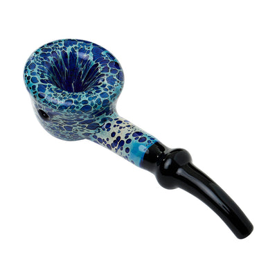 Sculpted Fleur Glass Hand Pipe